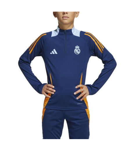 Camiseta de Futebol adidas Real Madrid Tr Infantil Azul