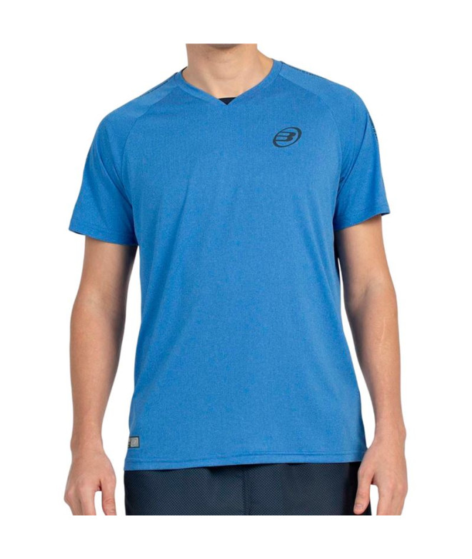 Camiseta Homem padel Padel Bullpadel Badan Azul Atomico Vigore