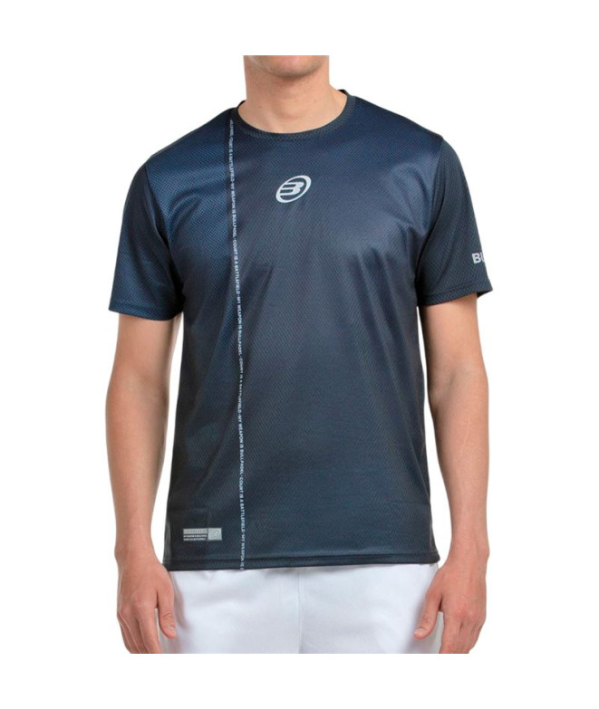 Camiseta de Padel Bullpadel Baten Hombre Azul Marino