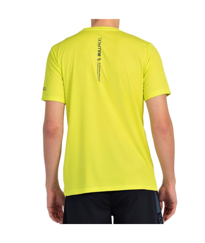 Camiseta de Padel Bullpadel Beque Hombre Lima