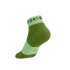 Meias Running Trail Unissex de Compressport Ultra Low Shadow Lime/Woodbine