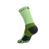 Meias Running Trail Unissex da Compressport Ultra V2.0 Woodbine/Shadow Lime
