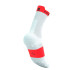Calcetines de Running Compressport Pro Racing V4.0 Run High White/Fluo Red