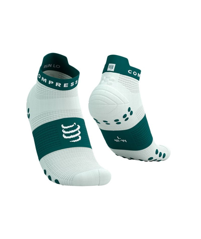 Calcetines de Running Compressport Pro Racing V4.0 Run Low Unisex Sugar/Storm