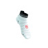 Meias Running from Compressport Pro Racing V4.0 Ultralight Low Branco/Fluo Vermelho
