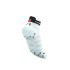 Meias Running from Compressport Pro Racing V4.0 Ultralight Low Branco/Fluo Vermelho