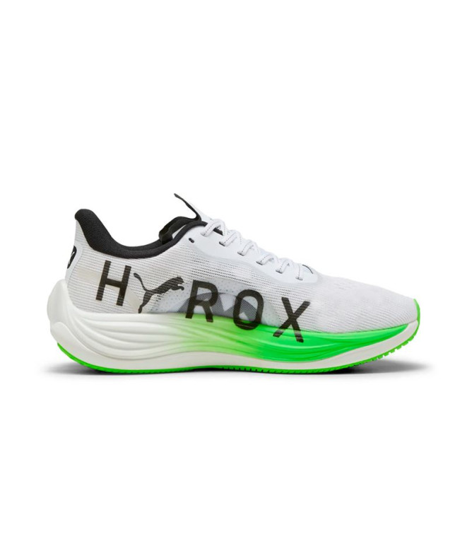 Zapatillas de Running Puma Velocity Nitro 3 Hyr, White Gree, Hombre