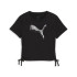Camiseta Mulher Puma Essentials Metallic Knotted Preto