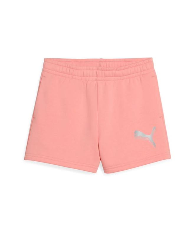 Pantalón Puma Essentials Metallic Mujer Rosa Fruit