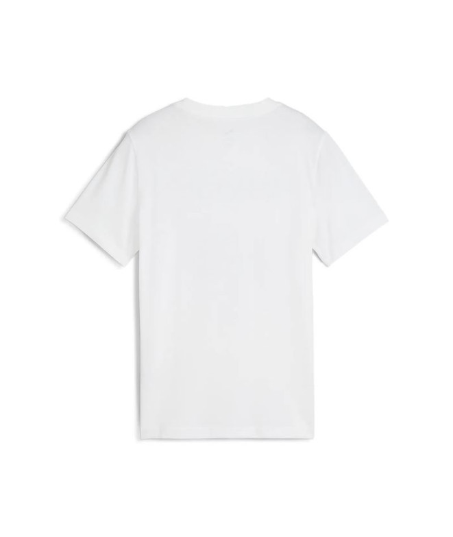 Camiseta Puma Graphics III B Niño Blanco