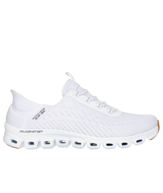 Chaussures Skechers Step Femme Glide- - Tranqui White