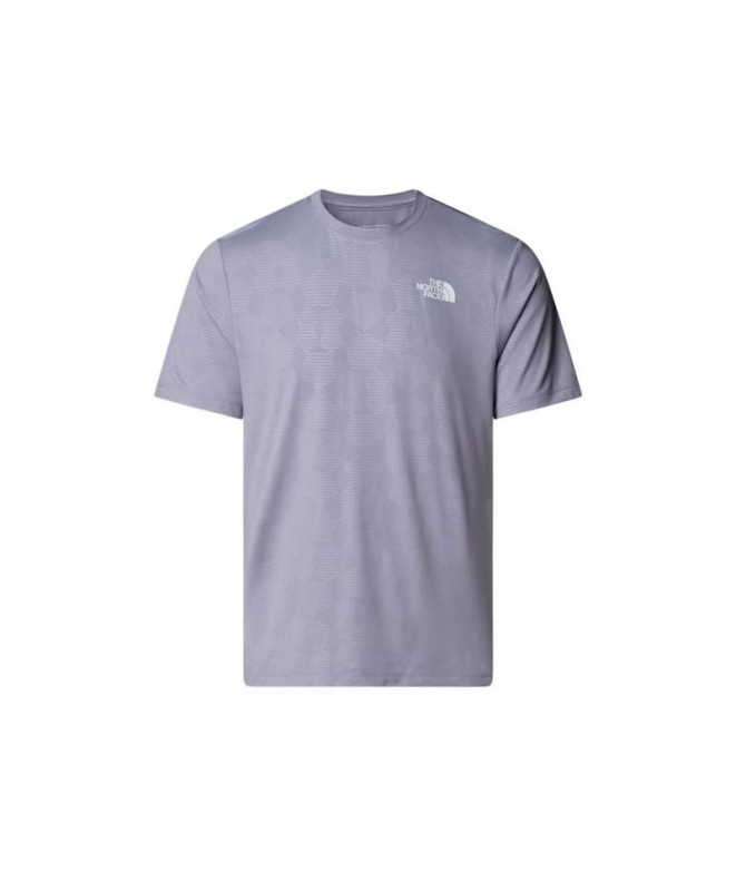 Camiseta de Montaña The north Face 24/7 Embossed Hombre Gris