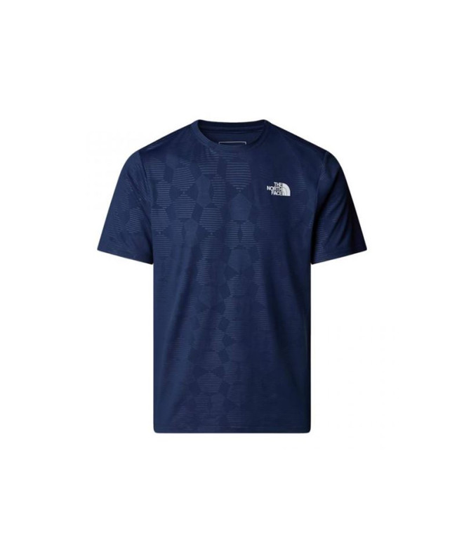 T-shirt Montagne Homme de The north Face 24/7 Bleu gaufré