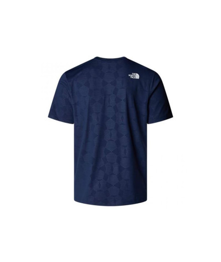 T-shirt Montagne Homme de The north Face 24/7 Bleu gaufré 2