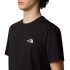 Camiseta Montanha Homem by The north Face Caixa reflectora Nse Preto