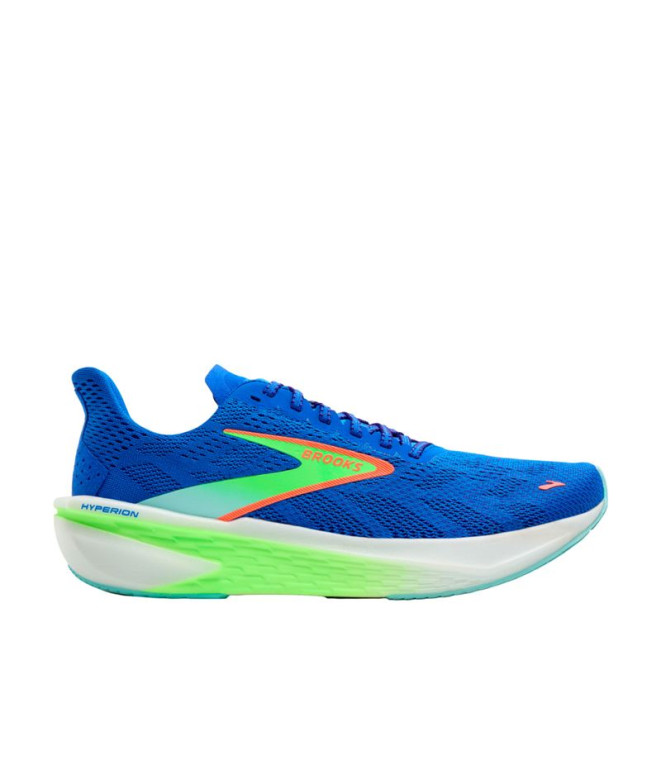 Sapatilhas Running Brooks Homem de Hyperion 2 Cobalt/Green Gecko/Limpett