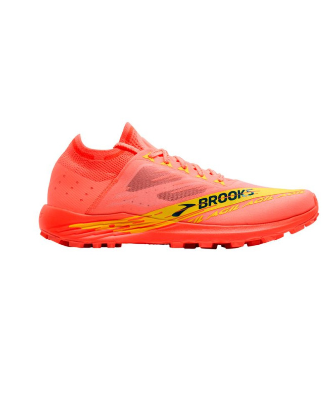 Sapatilhas Trail Brooks Homem de Montanha de Gato Agil Neo Ember/Flame/Quince