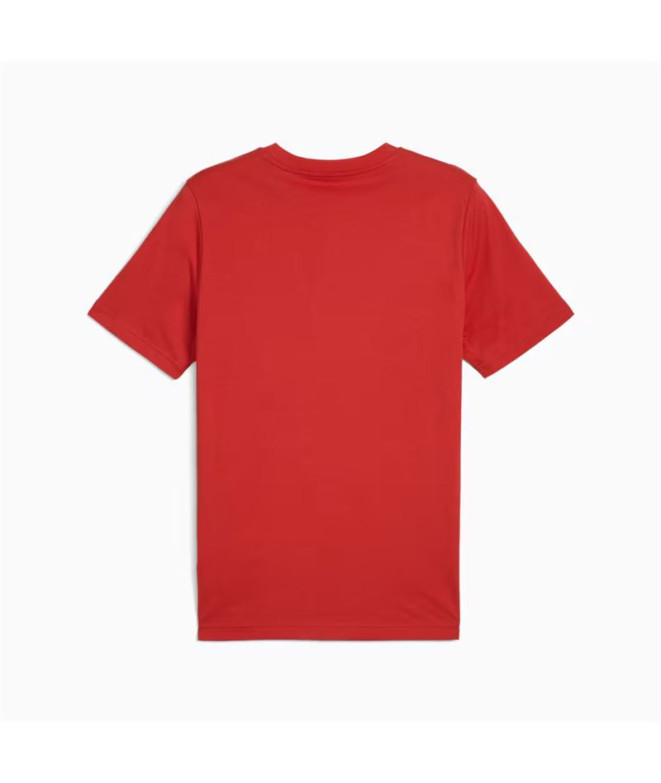 Camiseta Homem Puma Graphics Sneaker Red Fire