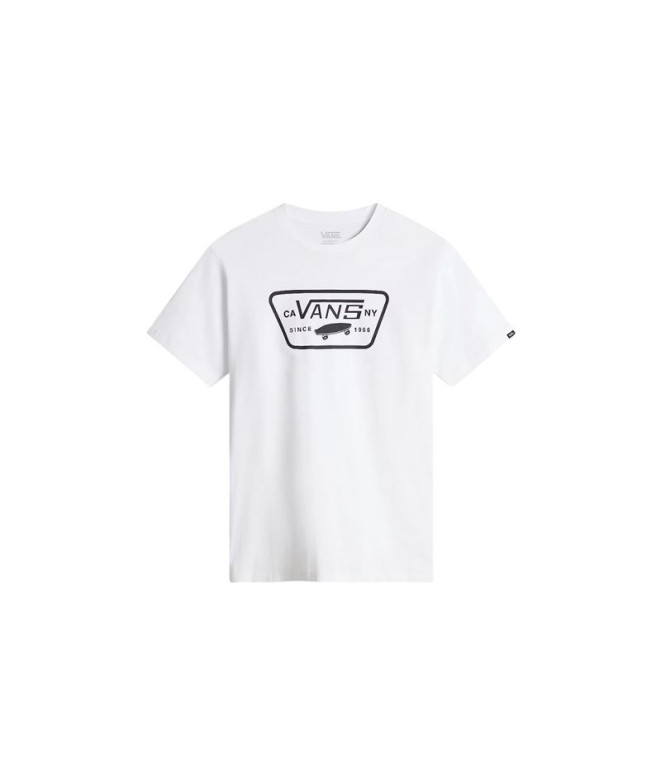 Camiseta Vans Mn Full Patch Hombre Blanco/Negro