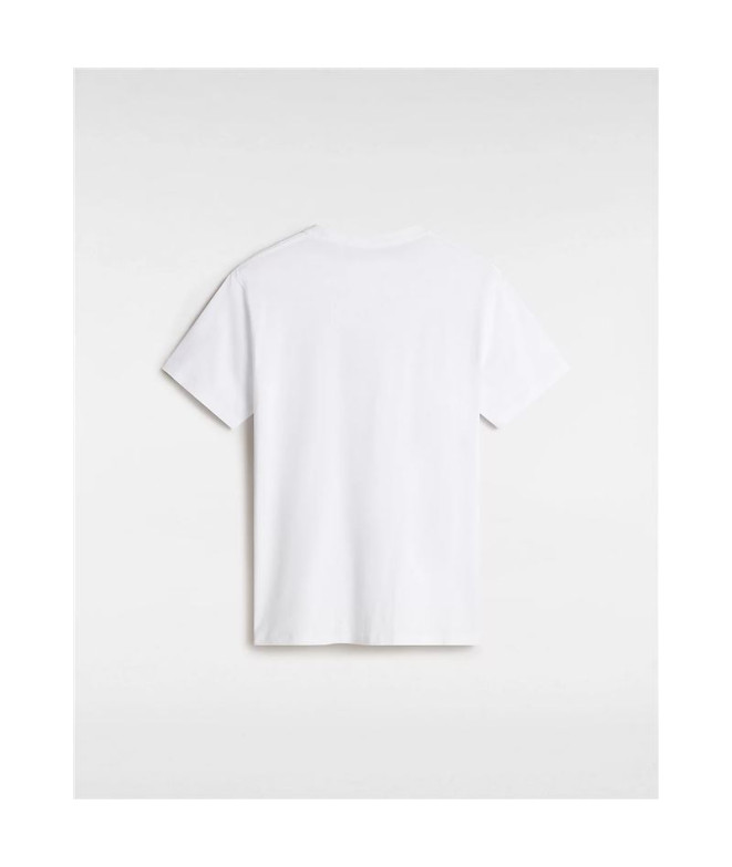 Camiseta Vans Homem Mn Full Patch Branco/Preto