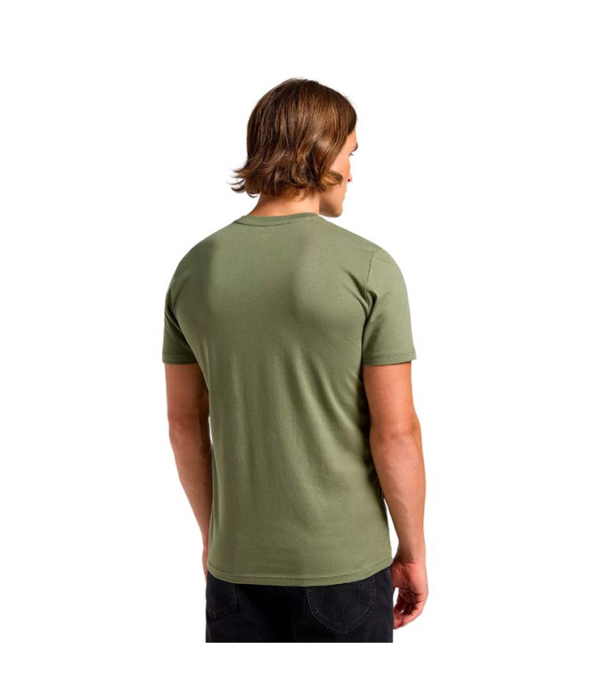 Camiseta Homem Lee Medium Wobbly Lee Olive Grove
