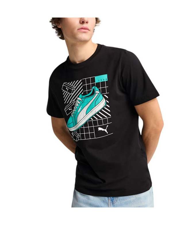 T-shirt Homme Puma Graphics Sneaker Black