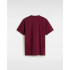 Camiseta Vans Homem Vinho Clássico/Ouro