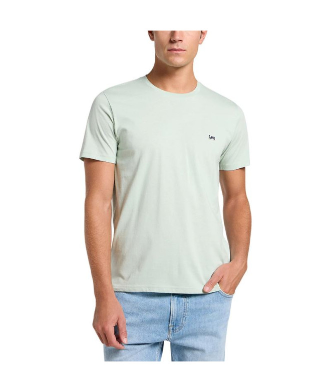 Camiseta Homem T-shirt Lee Ss Patch Logo Soft Sage