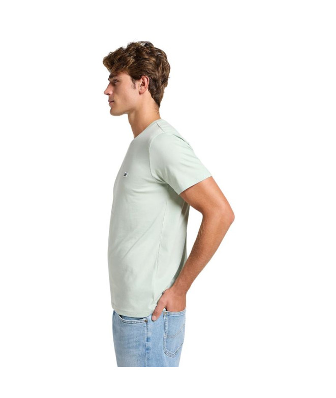 T-shirt Homme Lee Ss Patch Logo Tee Soft Sage
