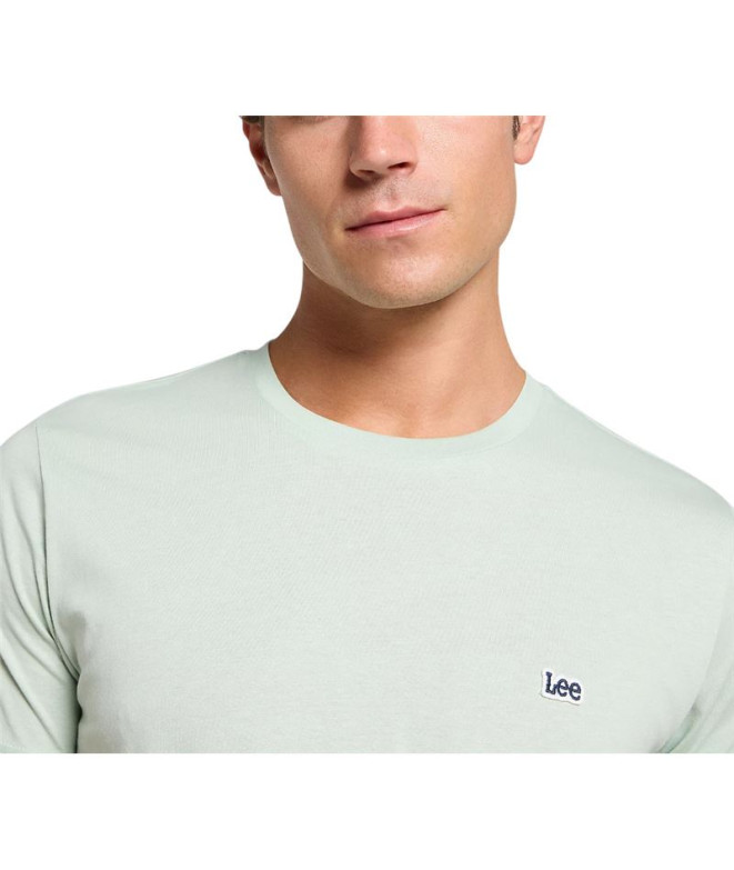 Camiseta Homem T-shirt Lee Ss Patch Logo Soft Sage