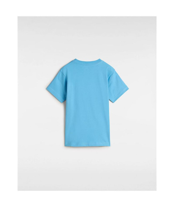Camiseta Vans Menino Azul Heritage clássico