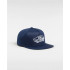 Boné Vans Infantil Vestido Snapback Clássico Azul