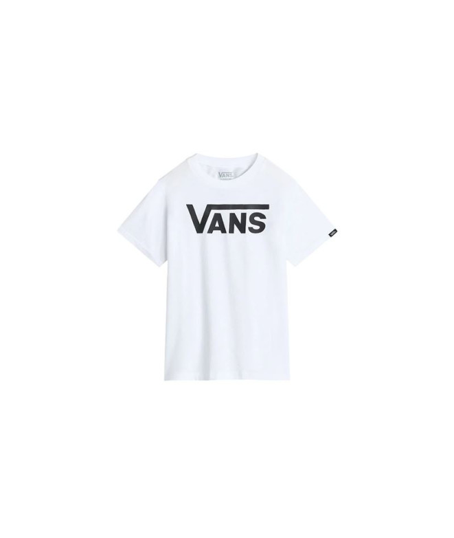 Camiseta Vans Menino Branco clássico