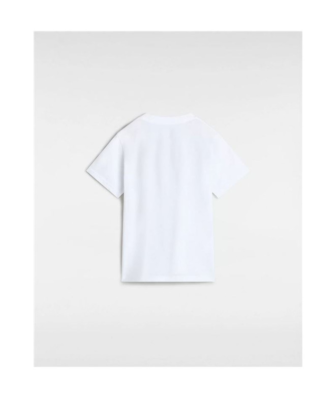 Camiseta Vans Menino Branco clássico
