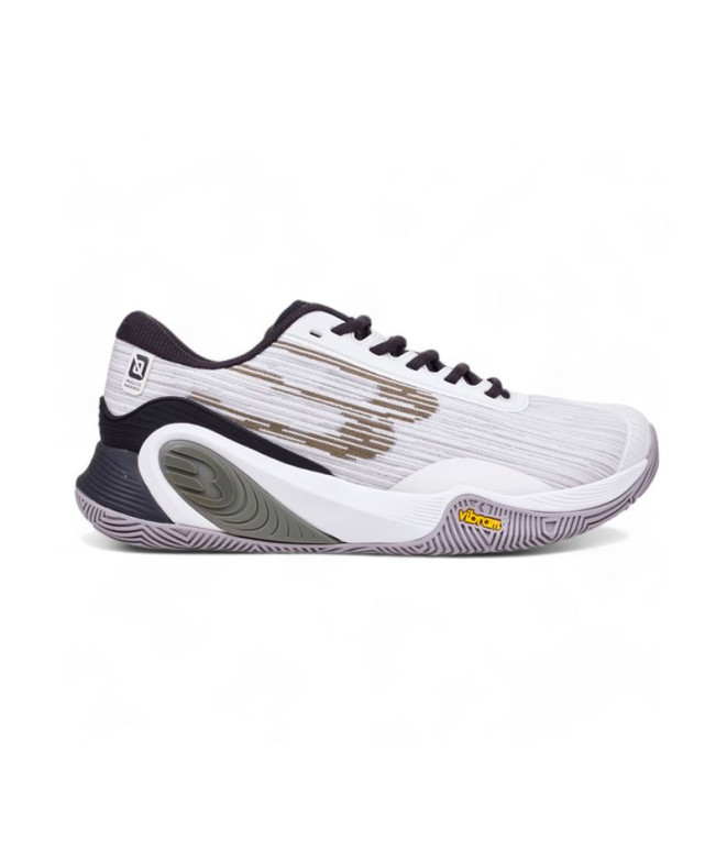 Sapatilhas Homem sapatos de padel Bullpadel Hack Vibram 25V Branco