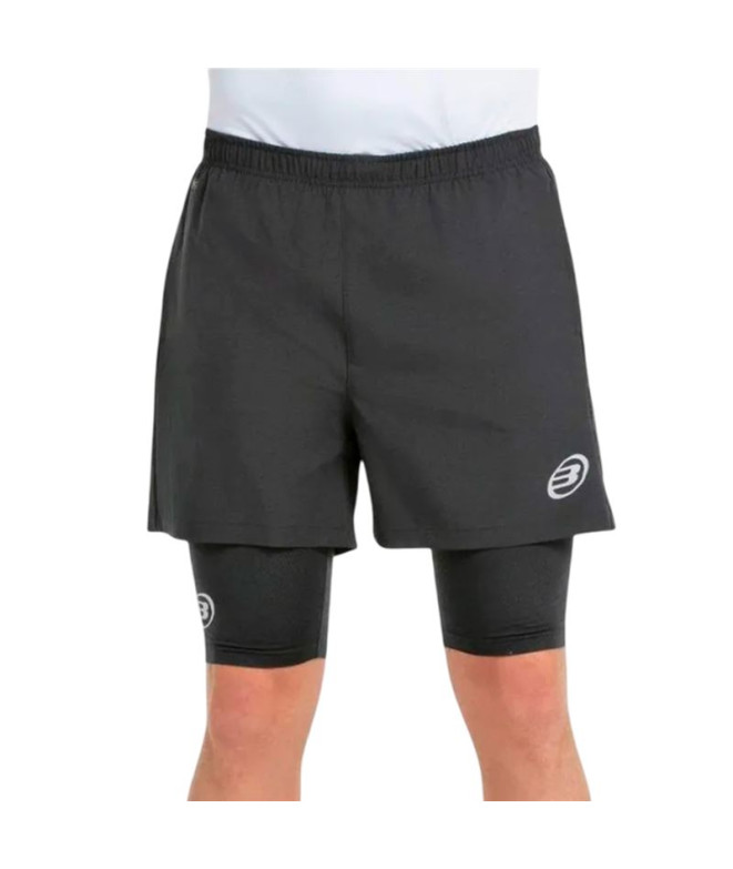 Pantalón de Padel Bullpadel Meta Hombre Negro