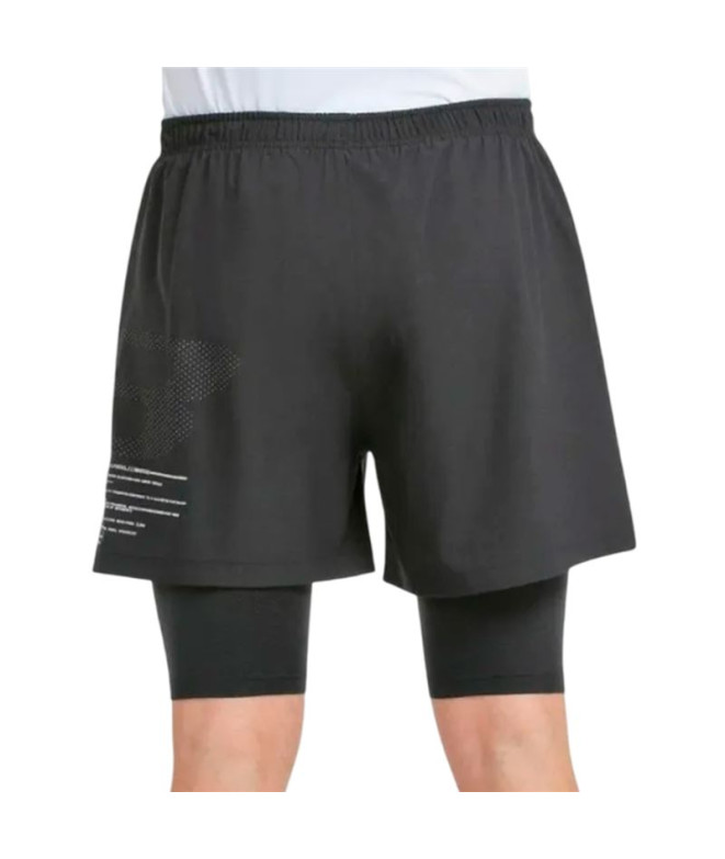 Pantalón de Padel Bullpadel Meta Hombre Negro
