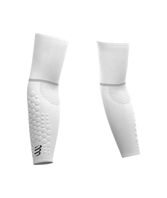Manguitos de Running Compressport ArmForce Ultralight Blanco