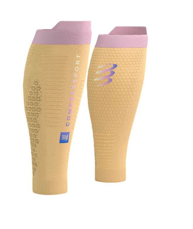 Running Unisexe Manchons pour mollets de Compressport R2 3.0 Impala/Roseate