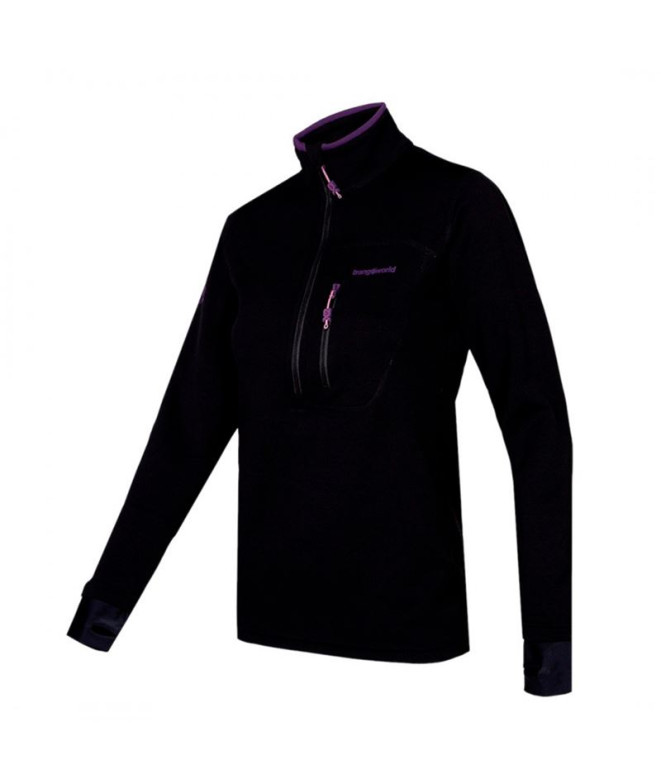 Moletom Trangoworld Trx2 Stretch Wm Pro Preto/Púrpura