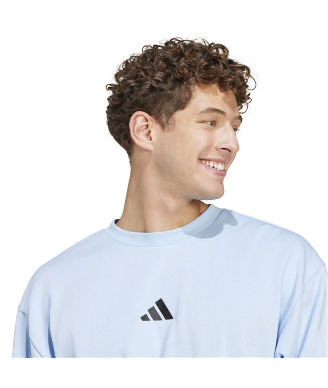 Moletom adidas Homem Feelcozy Swt Azul/Preto