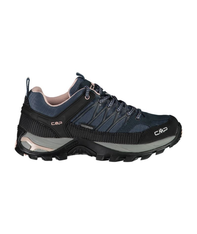 Chaussures Trekking CMP Trekking Femme de Rigel Low Shoe Wp Sabbia-Salmone