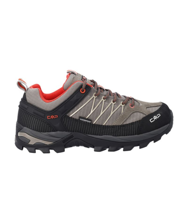 Zapatillas de Trekking CMP Rigel Low Trekking Shoes Wp Hombre Deserto-Arena