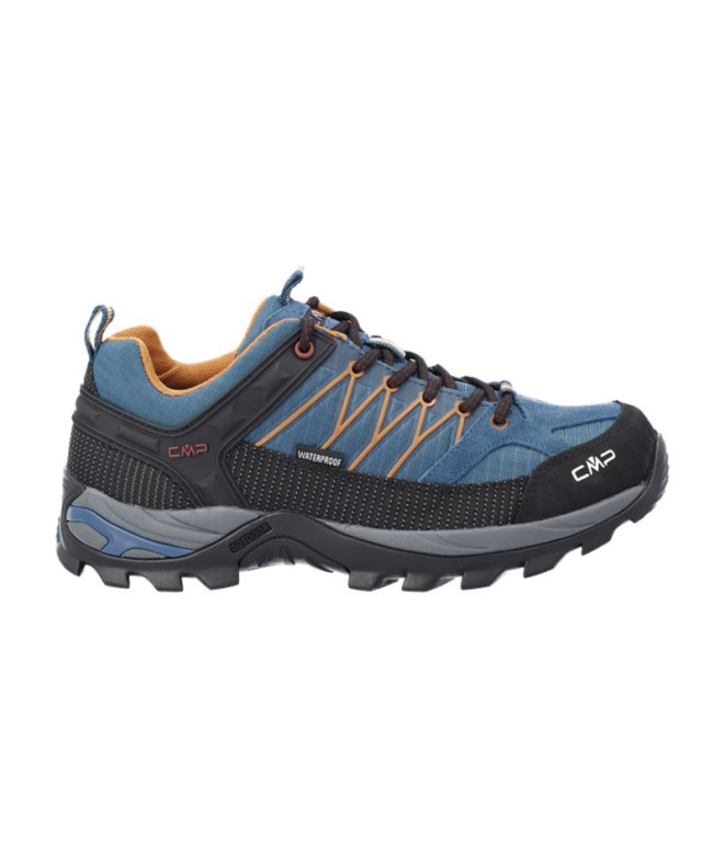 Chaussures Trekking CMP Trekking Homme de Rigel Low Shoes Wp Ocean-Senape