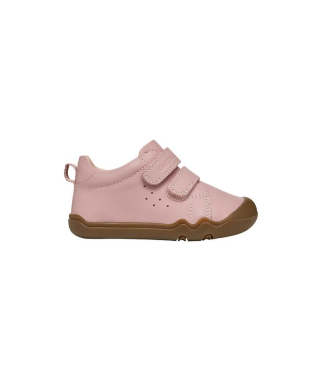 Chaussures Fille Geox Steppieup Rose