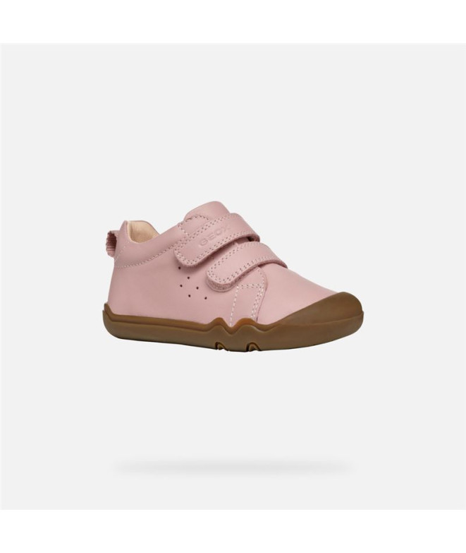 Chaussures Fille Geox Steppieup Rose