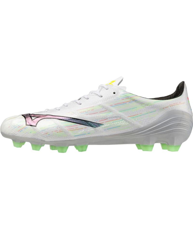 football Mizuno Bottes de Alpha Pro White