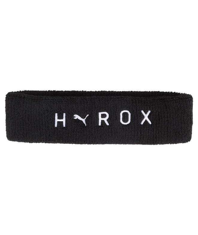 Cinta de pelo de Fitness Puma X Hyrox Headban Hombre Negro