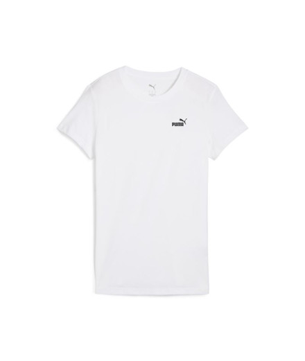 T-shirt Femme Puma Essentials Small No. 1 Logo White T-shirt Femme Puma Essentials Small No. 1 Logo White