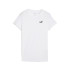Camiseta Mulher Puma Essentials pequeno com o logótipo n.º 1 branco